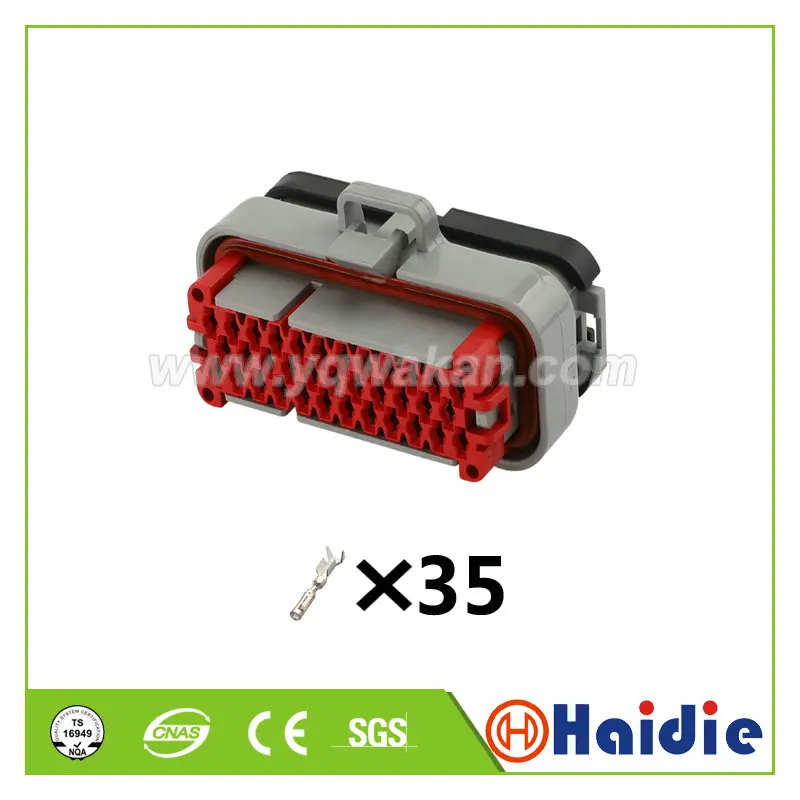 1 компл. 35pin ECU огнестойкий Новый энергетический разъем авто Электрический 35-контактный Кабельный разъем 776164-4