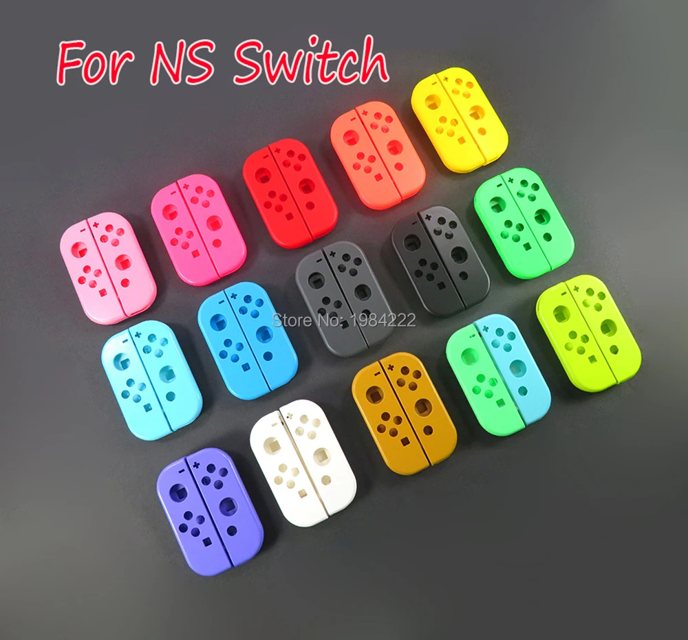 20 комплектов защитных чехлов с полным корпусом для Nintend Switch NS Joy Con, чехол для контроллера NX JoyCons