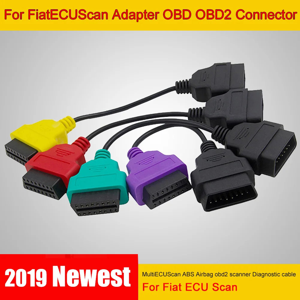 ELM327 OBD 2 кабель для Fiat ECU 16 Pin MultiECUScan OBD2 OBD диагностический инструмент сканер считыватель кодов адаптер автомобильный соединительный кабель
