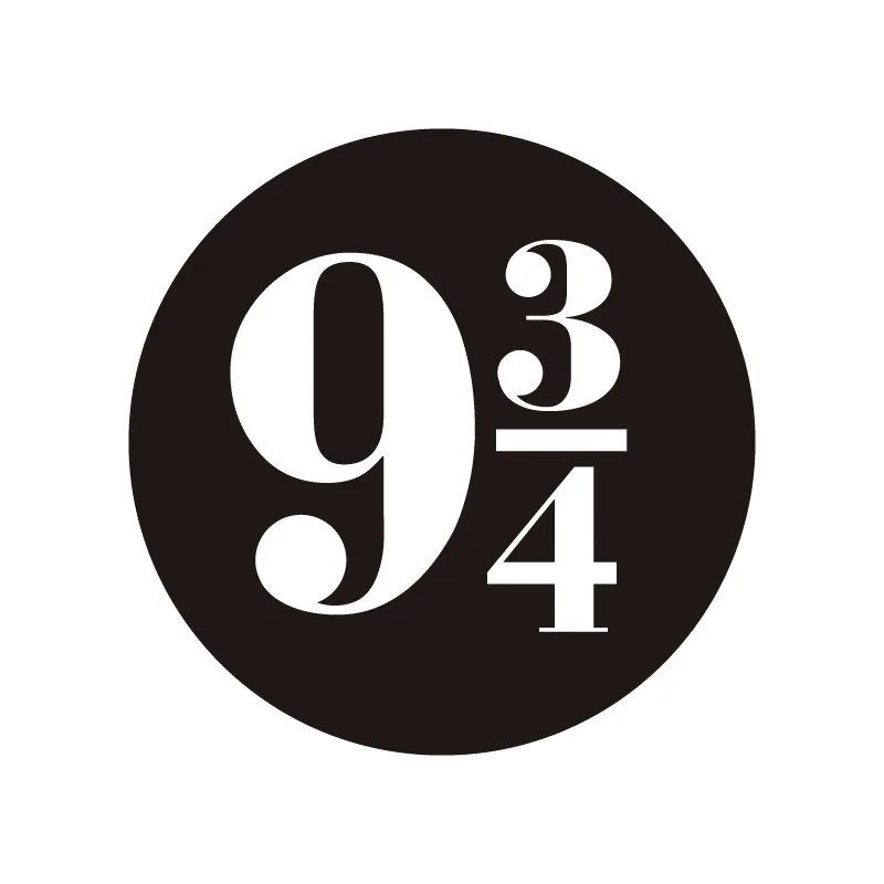 Виниловая наклейка Plattform 9 и 3 Viertel для украшения дома 3524