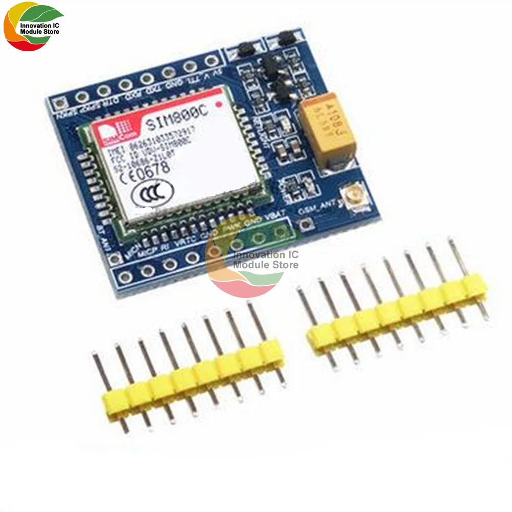 Макетная плата Ziqqucu SIM800C для GSM GPRS модуля IPEX с Bluetooth TTL TTS STM32 для Arduino C51 5 в 3,3 В