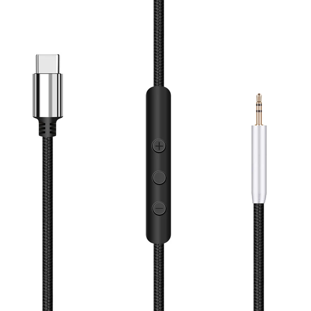 Сменный кабель USB Type-C для наушников JBL Synchros S300 S300I S300a S400BT S500 S680 S700 E40BT E30 E40 E50BT E65BTNC