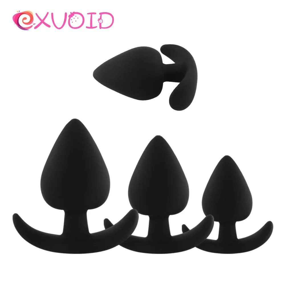 Анальная пробка EXVOID, товары для взрослых, массажер простаты, мужские анальные пробки, анальные бусины, секс-шоп, силикон