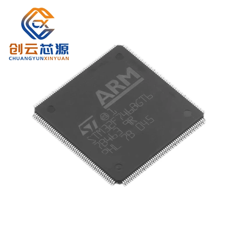 Новинка 100%, 90 шт., оригинальный STM32F746BGT6 LQFP-208 Arduino, интегральные схемы, операционный усилитель, микрокомпьютер с одним чипом