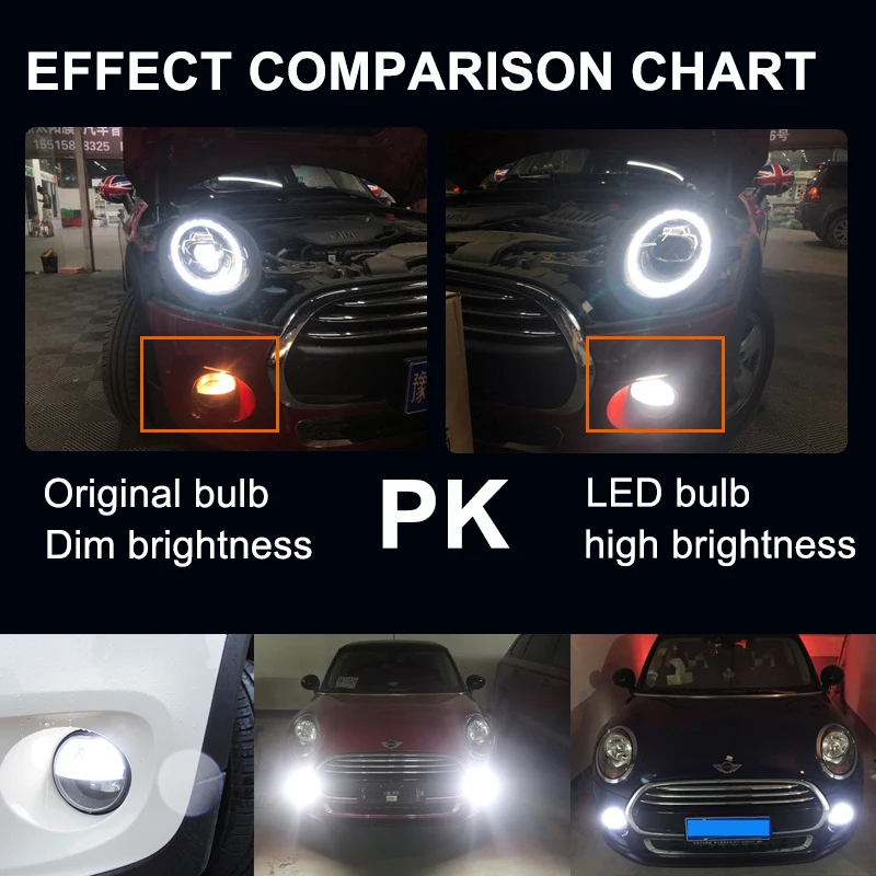 Фото P13W SH24W светодиодный светильник для Mazda CX5 CX-5 2013 2014 2015 светодиодный DRL дневный ходовой светильник белый желтый кристаллический синий №5