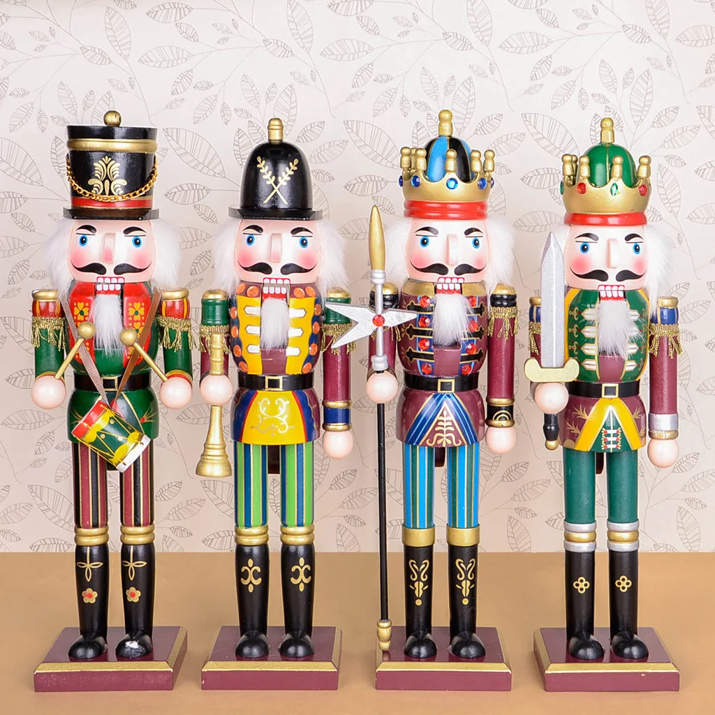 30 см, Solider, фигурки, искусственная кукла, игрушка, деревянный гайковёр, украшения для дома, для детей и взрослых, подарок на день рождения, праздник, игрушки