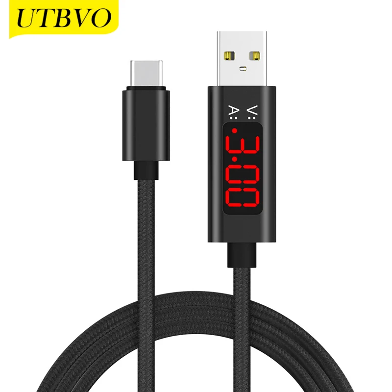 USB-кабель UTBVO для быстрой зарядки и передачи данных, 3 А