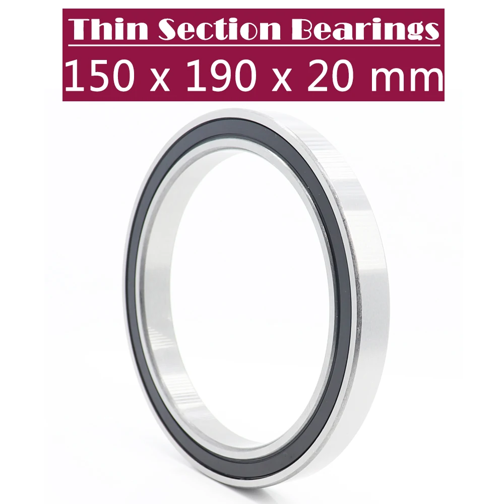 6830 2RS Подшипник 150*190*20 мм (1 шт.) Метрические тонкие подшипники 61830 RS