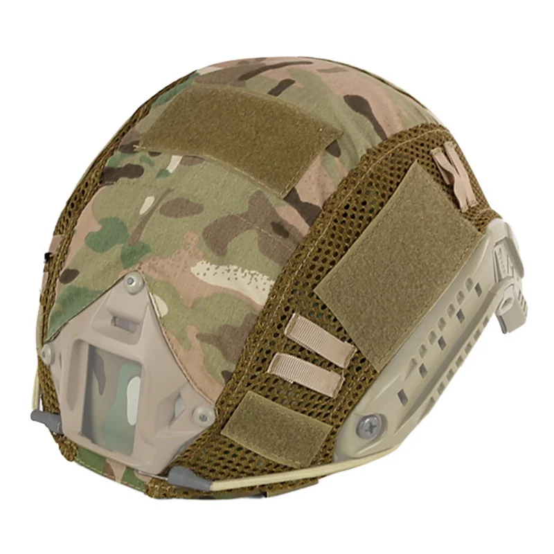 Тактический чехол для шлема для Fast MH PJ BJ Airsoft Пейнтбольное снаряжение CS Камуфляжный чехол для шлема 52-60 см Аксессуары