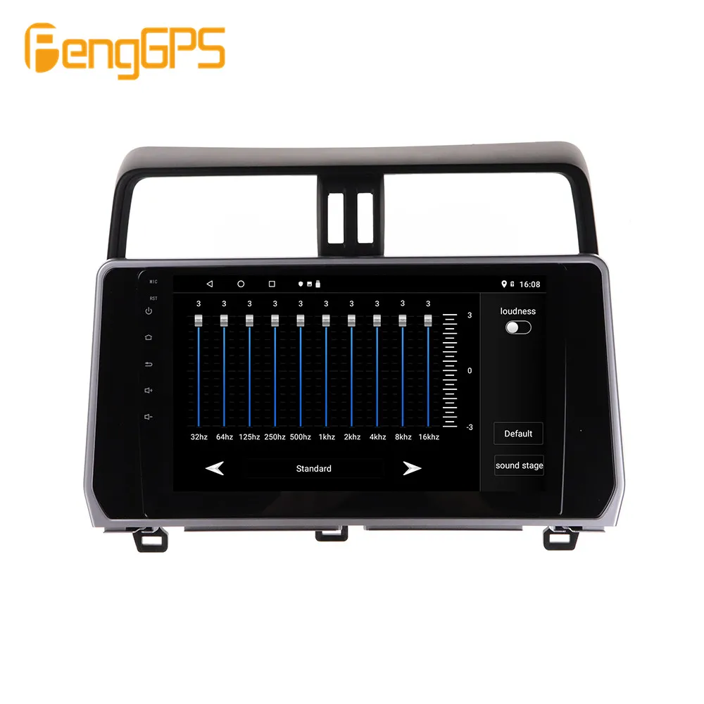 Фото Android 10 PX6 DSP для Toyota Prado 2017 2018 2019 автомобильный DVD GPS-навигатор автомобильное радио стерео видео многофункциональное головное устройство для CarPlay №3