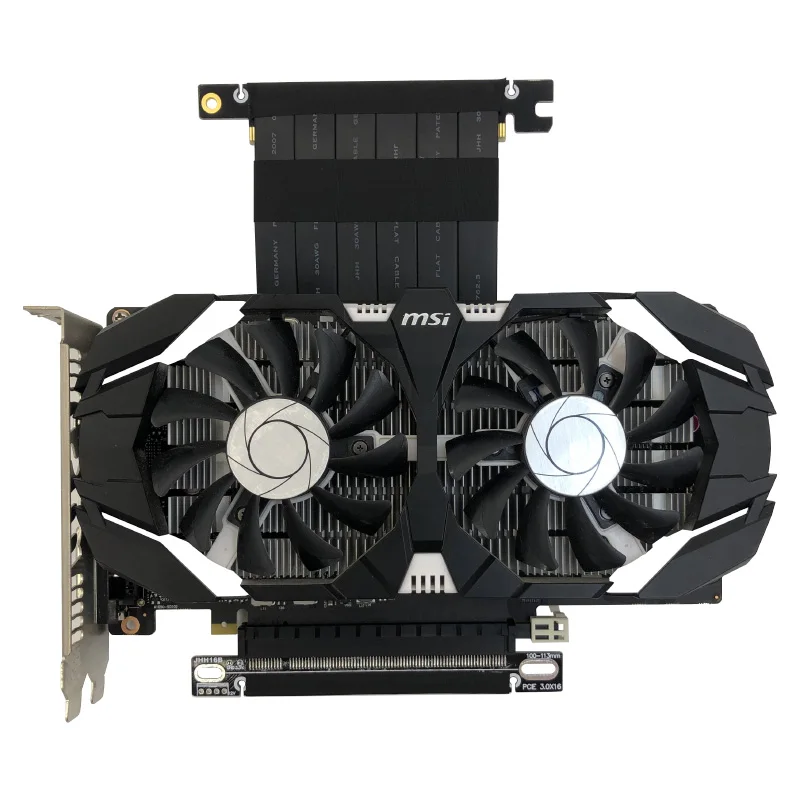 Высокоскоростной кабель PCIe Riser 3,0 X16 Гибкий удлинитель GUP для корпуса ITX 18,5 см PCI Express Riser Cable (art.: 3920ccff61c49) - 3920ccff61c49