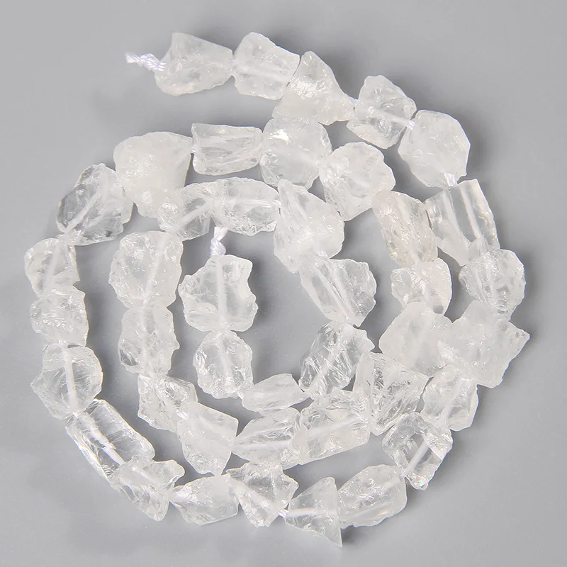 Бусины из прозрачного кварца, 20 шт., 7-11 мм