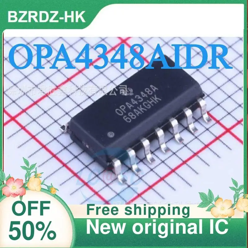 2-10 шт./лот OPA4348AIDR, новый оригинальный IC