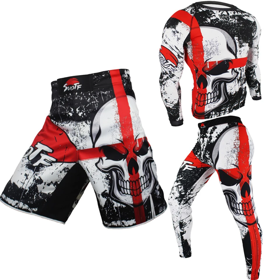 3 шт./комплект, футболка и шорты для Mma