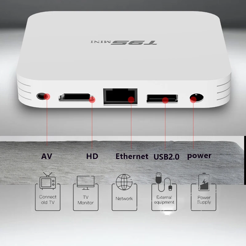 Фото ТВ-приставка Allwinner H313, Android TV Box, 2 ГБ, 16 ГБ, 4K HD TV box, четырехъядерный, Smart tv Box, Android 10,0 tv Box, 2,4G, Wi-Fi №2
