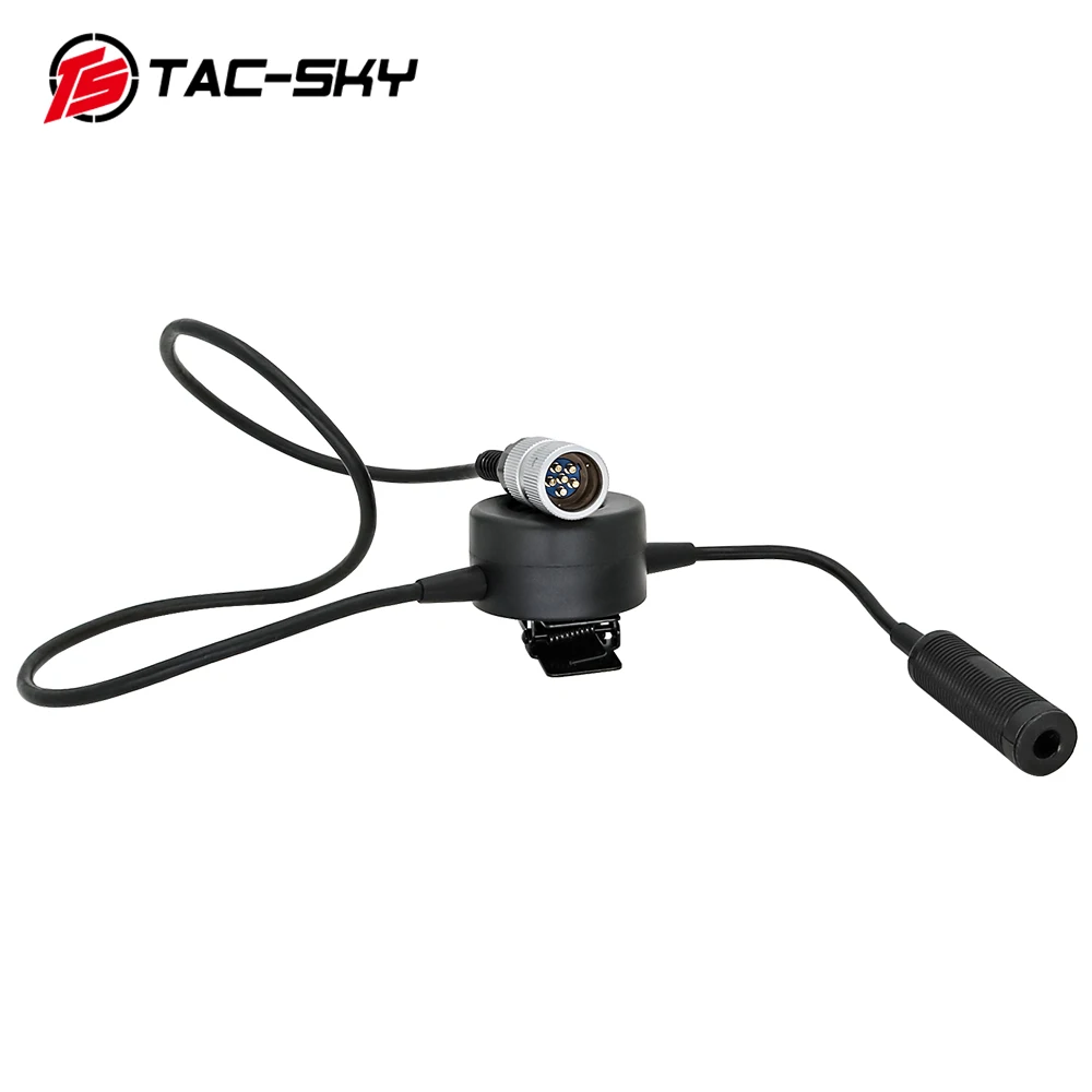 Фото TAC-SKY Адаптер для тактической гарнитуры TCI PTT 6-контактный TCI PTT для AN/PRC 148 152 152A Чехол-пустышка для двусторонней радиосвязи Virtual Box №3