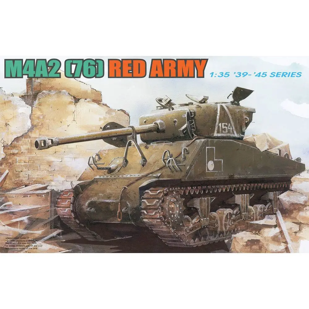 ДРАКОН 6188 1/35 M4A2 (76) Красная армия
