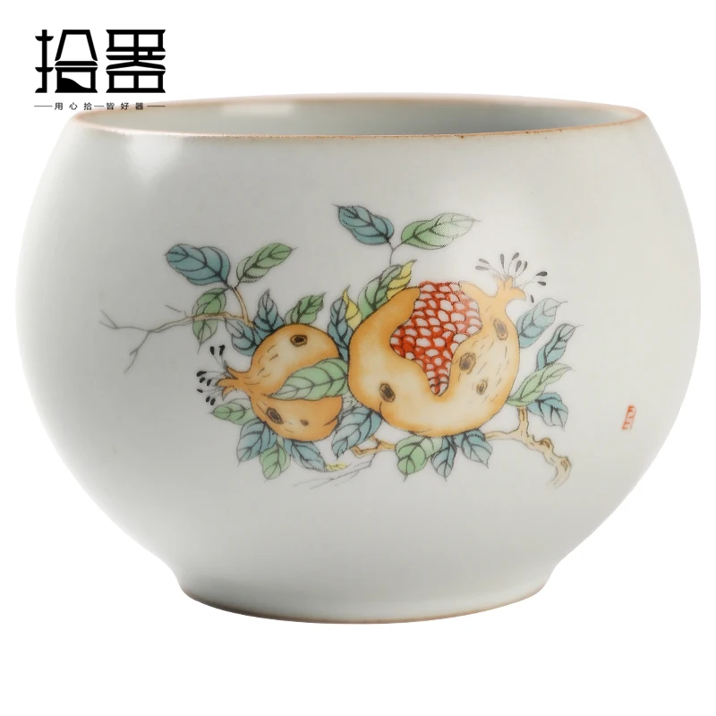 Ruyao (Килн чай стиральная керамическая чайная следов банку воды чаша ручка мыть домашняя Кружка Чайный сервиз горшок сухой пузырь настольная... (art.: 3920b5f74d1f4) - 3920b5f74d1f4