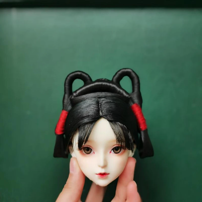 Фото OB27 1/6 1/4 1/3 Масштаб BJD/SD Парик Куклы Аксессуары Древний Костюм Волосы Ретро Парики Для BJD/SD Blyth YOSD MSD SD13 Big Girl C1510 №2