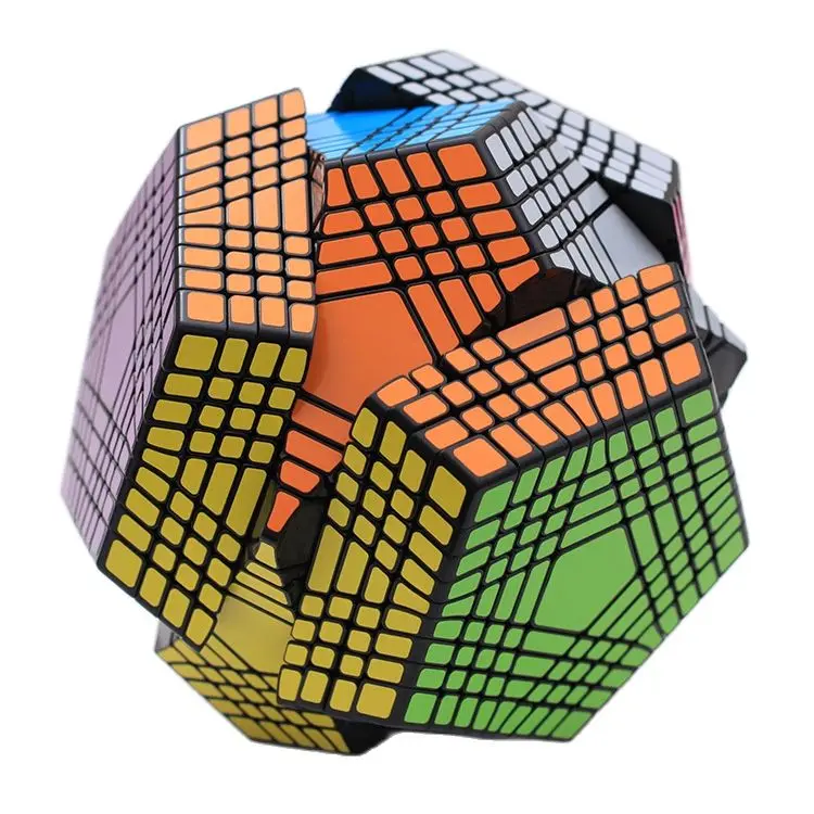 Фото High Challenge Shengshou Petaminx Cube Black 9x9 Волшебная головоломка Twist 9x9x9 Cubo Magico Профессиональные развивающие детские кубики Игрушки №3