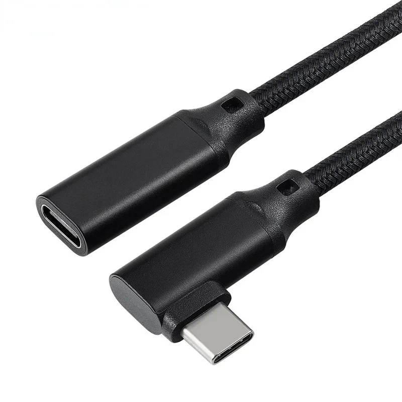 Фото Удлинительный кабель USB типа C, 10 Гбит/с, адаптер USB-C 3.1 Gen2 «мама-папа», совместимый удлинитель TB3, для высокоскоростной передачи данных №4