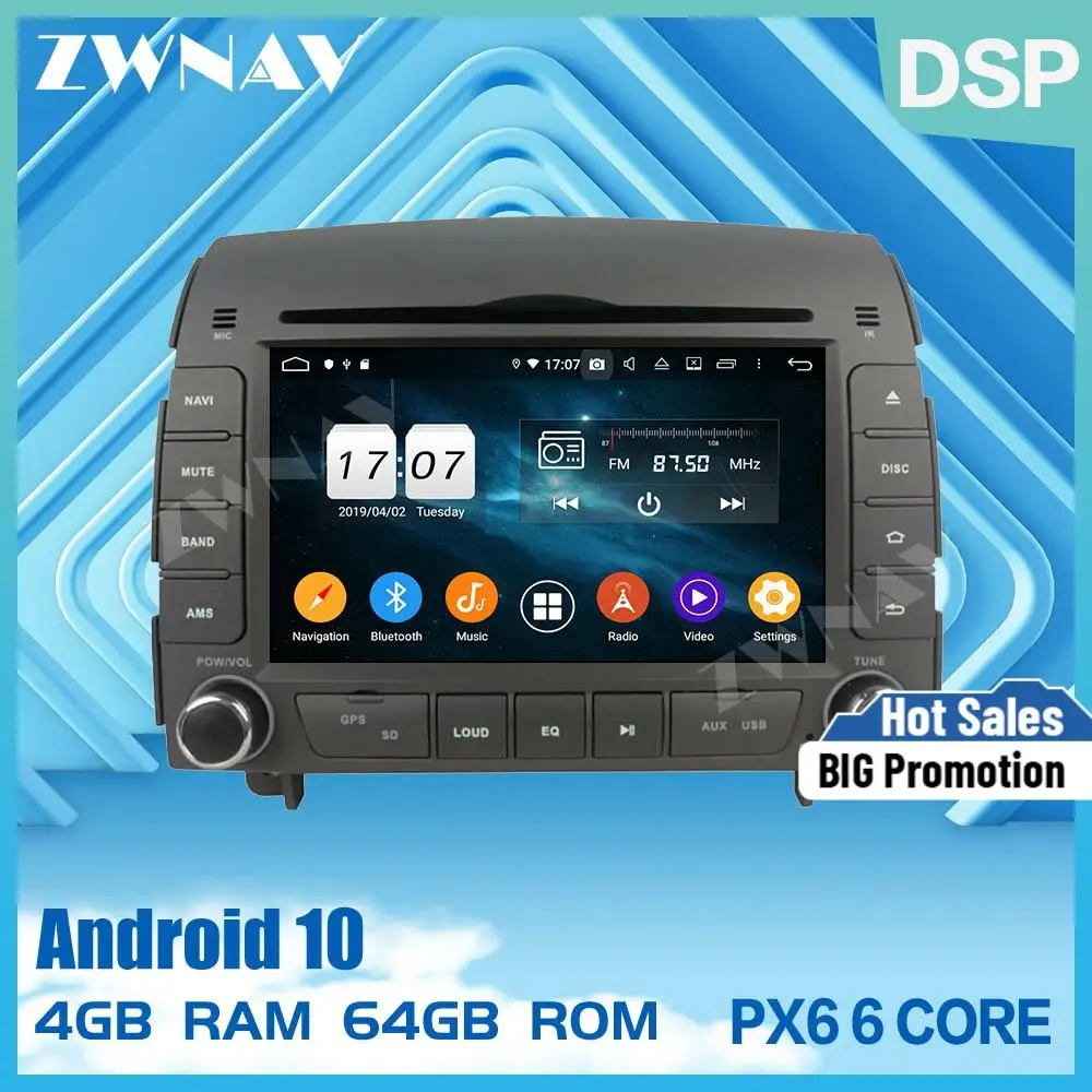 2 din Android 10,0 экран Автомобильный мультимедийный плеер для HYUNDAI SONATA NF YU XIANG 2004-2008 автомобильный аудио Радио Стерео GPS BT головное устройство