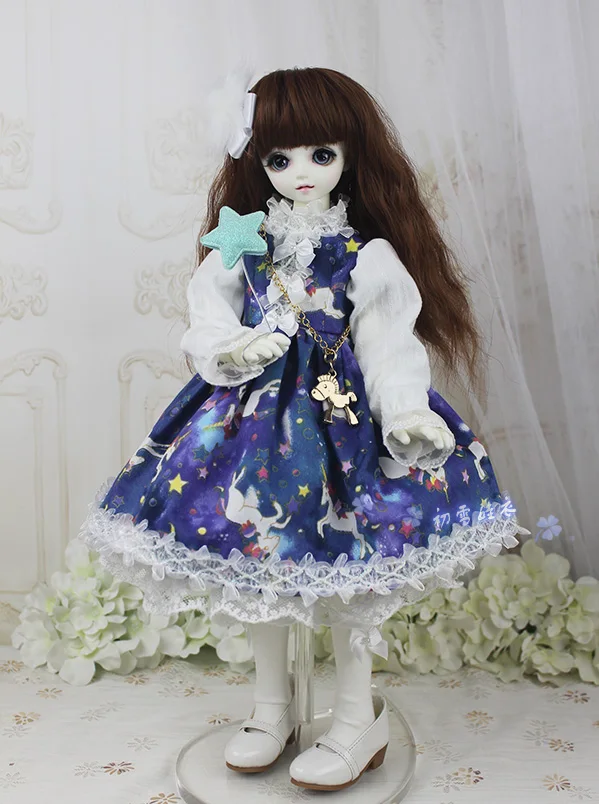 1/6 1/4 1/3 BJD платье принцессы Лолиты для девочек BJD/SD YOSD MSD SD13 без куклы и других аксессуаров E2498