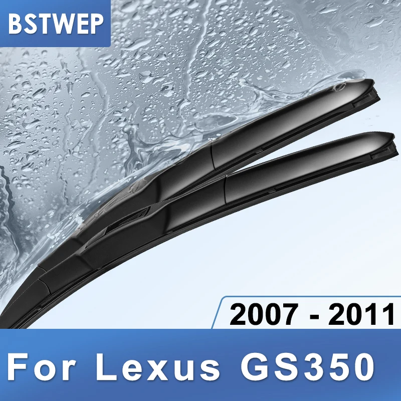 BSTWEP гибридные щетки стеклоочистителя для Lexus GS350 Fit с крючками 2007 2008 2009 2010 2011