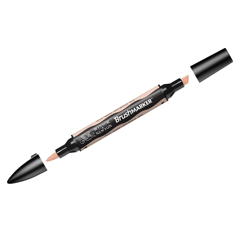 Фото Маркер-кисть художественный двухсторонний Winsor&Newton Promarker Brush, спиртовой, пулевидный/кисть №4