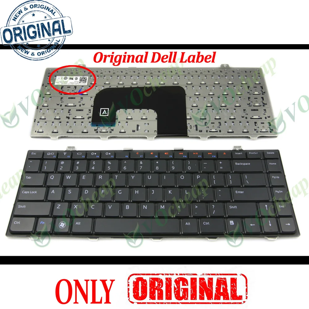 Новая клавиатура для ноутбука Dell Studio 14Z 1440 1470 15Z 1570, черная, США-NSK-DJ001 0P445M P445M