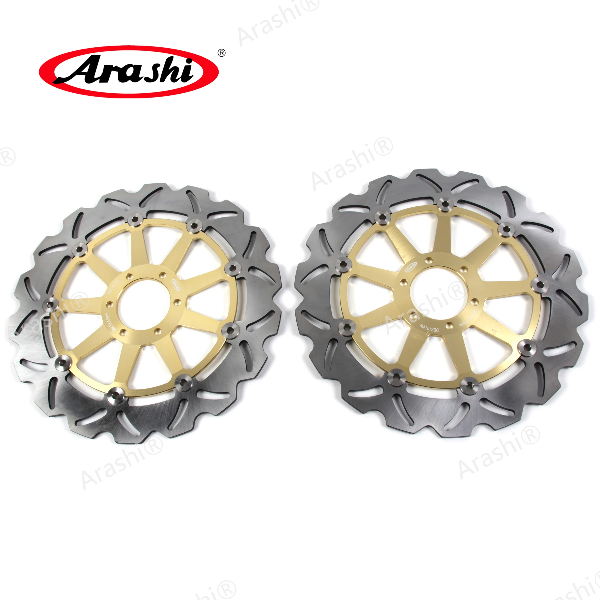 Передние тормозные роторы ARASHI CNC, плавающий диск для YAMAHA XJR 1200 1995-1998 / FZR GENESIS 1000 1987-1989 / FZR EXUP 1990-1995