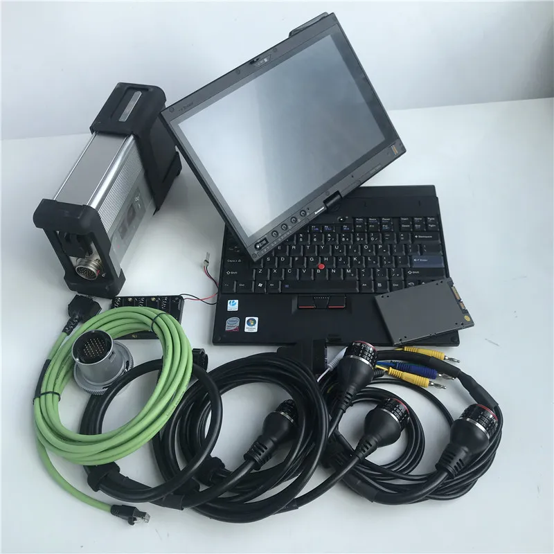 Ноутбук x220t 90% новый планшет i5 4 ГБ оперативной памяти + программное обеспечение 2025.03 В на 360 ГБ SSD для mb star c5 SD Compact 5 МБ автомобильные авто Dignostic Tools