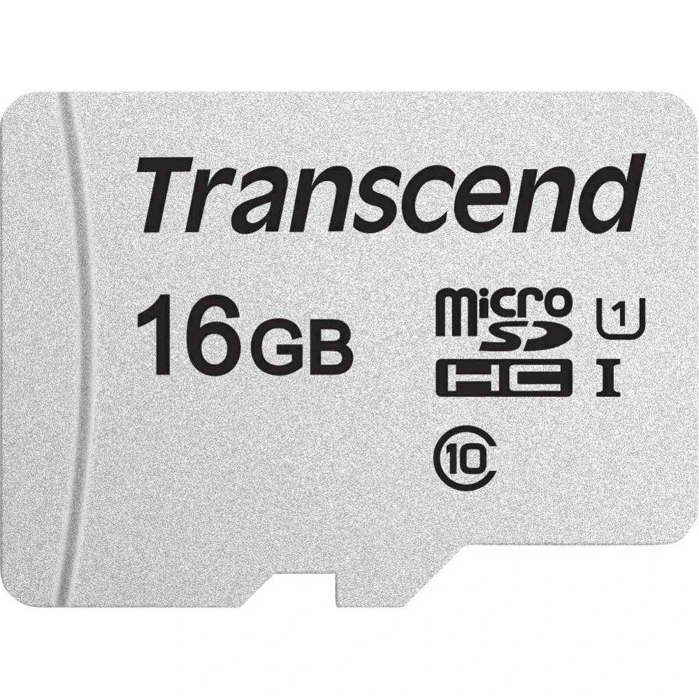 Карта памяти Transcend 300S-A microSDHC TS16GUSD300S-A 16 Гб UHS-I U1 с адаптером (art.: 3920b6f49edba) - 3920b6f49edba