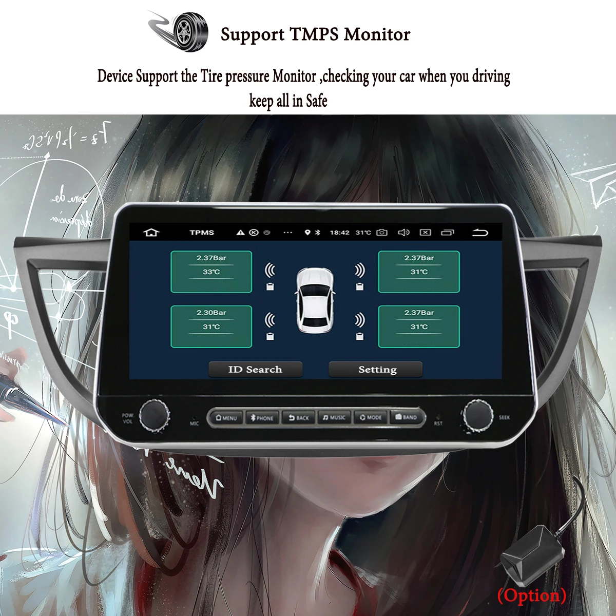 Фото 8G + 256G 8-ядерный Android 11 для Honda CRV CR-V 2011-2016 автомобильное Авторадио GPS навигатор ПК планшет DVD стерео аудио MP5 HU Разделенный экран №4