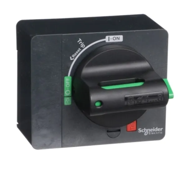 ЛВ 426930   прямая поворотная ручка, ComPact NSXm, черная ручка, IP40