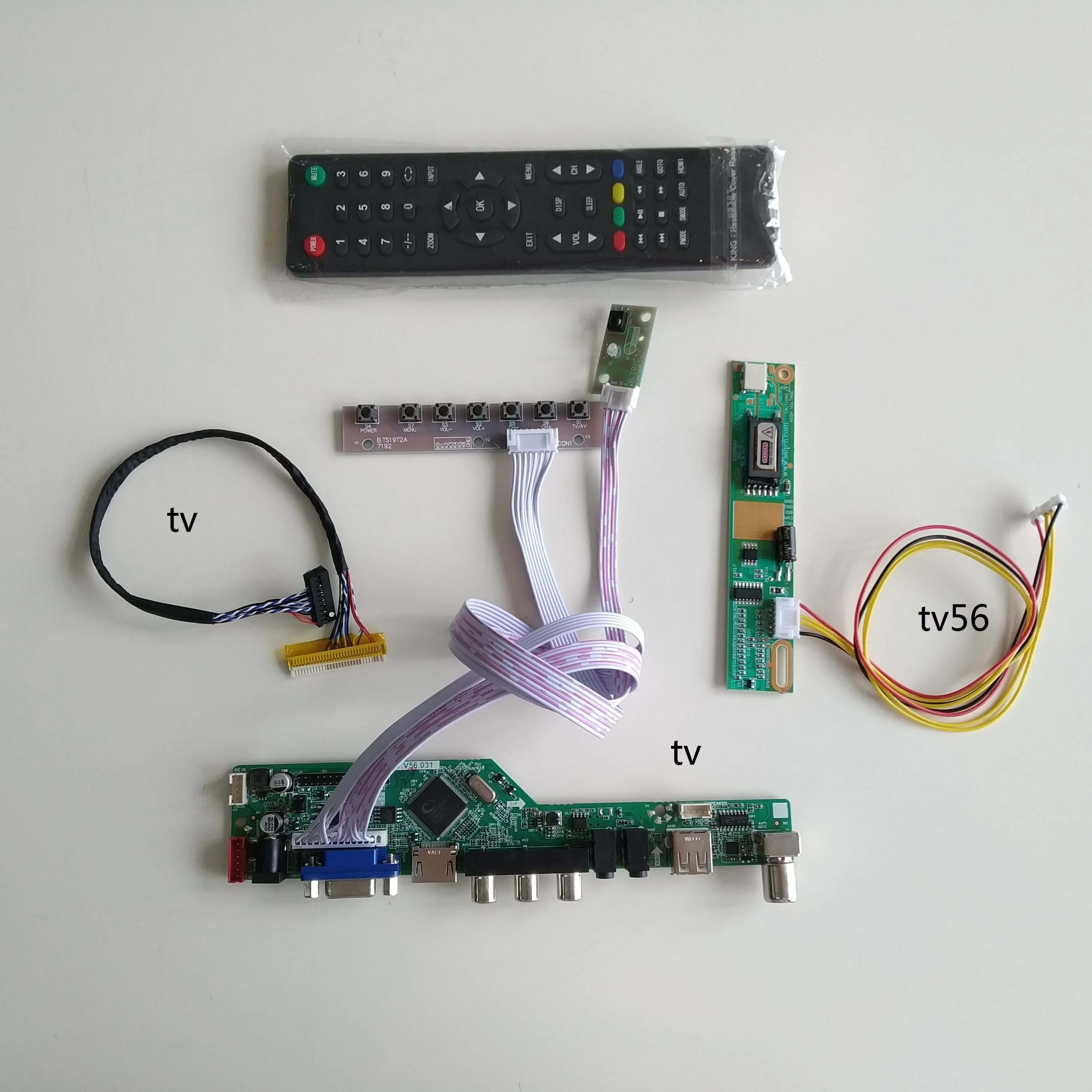 ТВ USB VGA AV LCD LED AUDIO 1 CCFL лампы карта контроллера плата драйвера для LP154WX4-TLA3 1280*800 панельный экран
