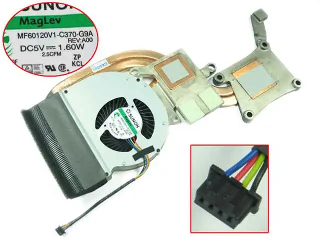 Вентилятор для радиатора SUNON 9C7T7 09C7T7 Latitude E6430 MF60120V1-C370-G9A DC 5V 1,60 W