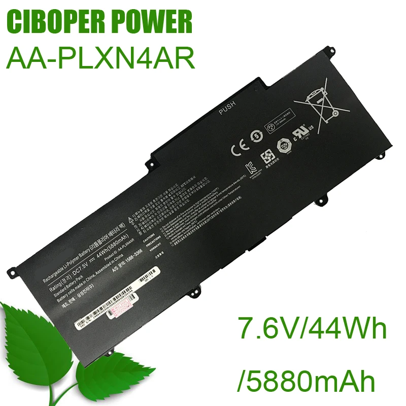 CP аккумулятор для ноутбука AA-PLXN4AR 7,6 В/44 Втч/5880 мАч AA-PBXN4AR для ультрабука 900X3D 900X3C 900X3B 900X3E NP900X3E NP900X3G NP900X3C