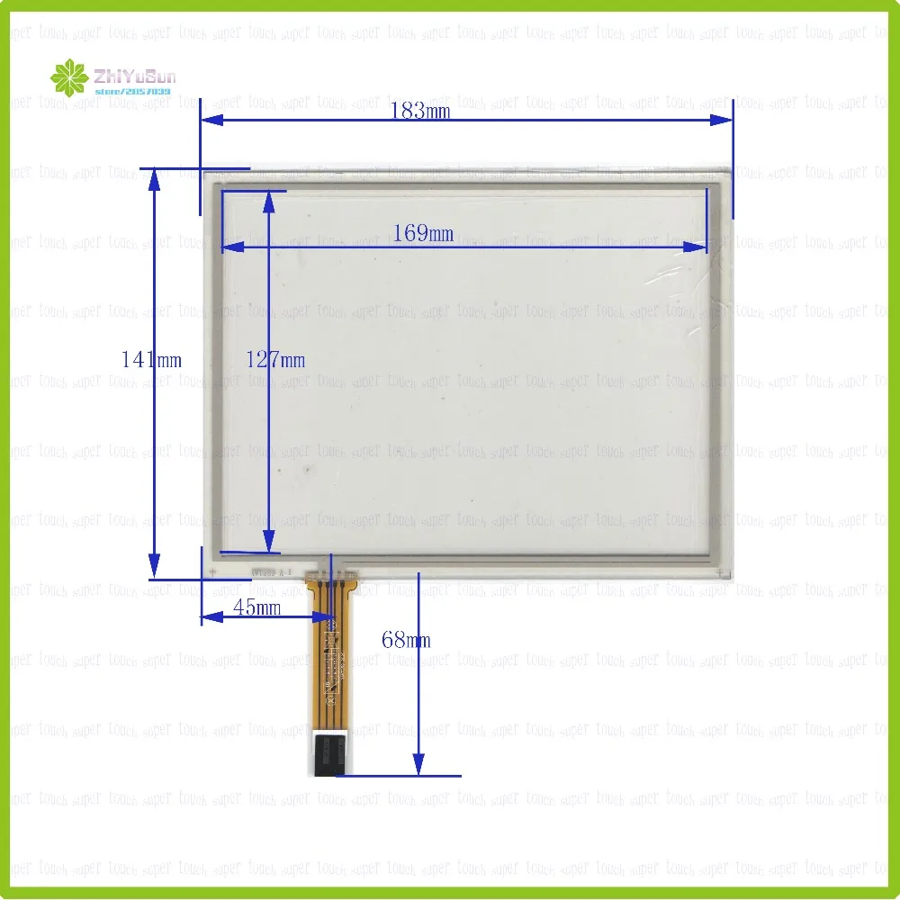 ZhiYuSun XWT259 8-дюймовый сенсорный экран 4 lins включает USB-карту 183 мм * 141 мм сенсорный экран Стекло промышленное применение 183*141