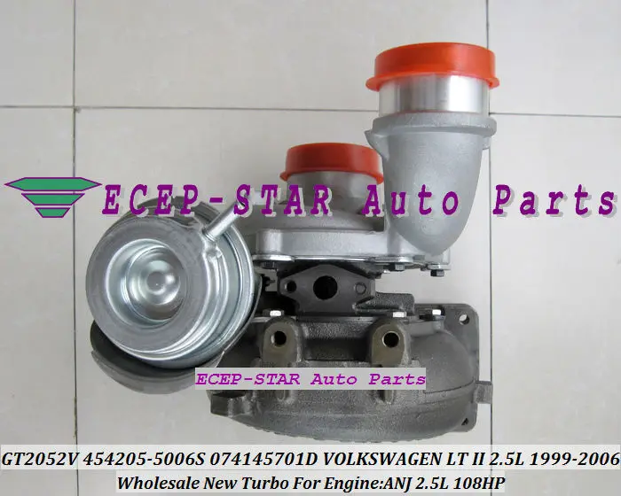 Фото Привод турбонаддува GT2052V 454205-5006S 454205-0006 454205 для VOLKSWAGEN VW LT II 2DM 2.5L ANJ 108HP 1999-2006 074145701D №5