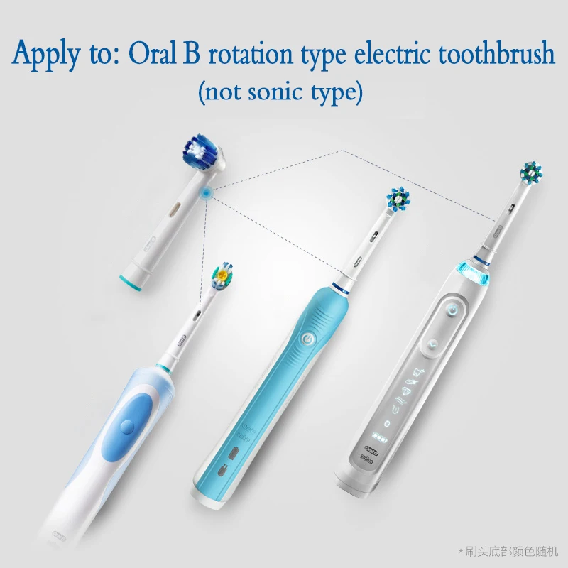 Фото Oral B Сменные насадки для зубных щеток с точным вращением, электрическая зубная щетка с 4 головками EB17/EB18/EB20/EB25/EB30/EB50/EB60 №4