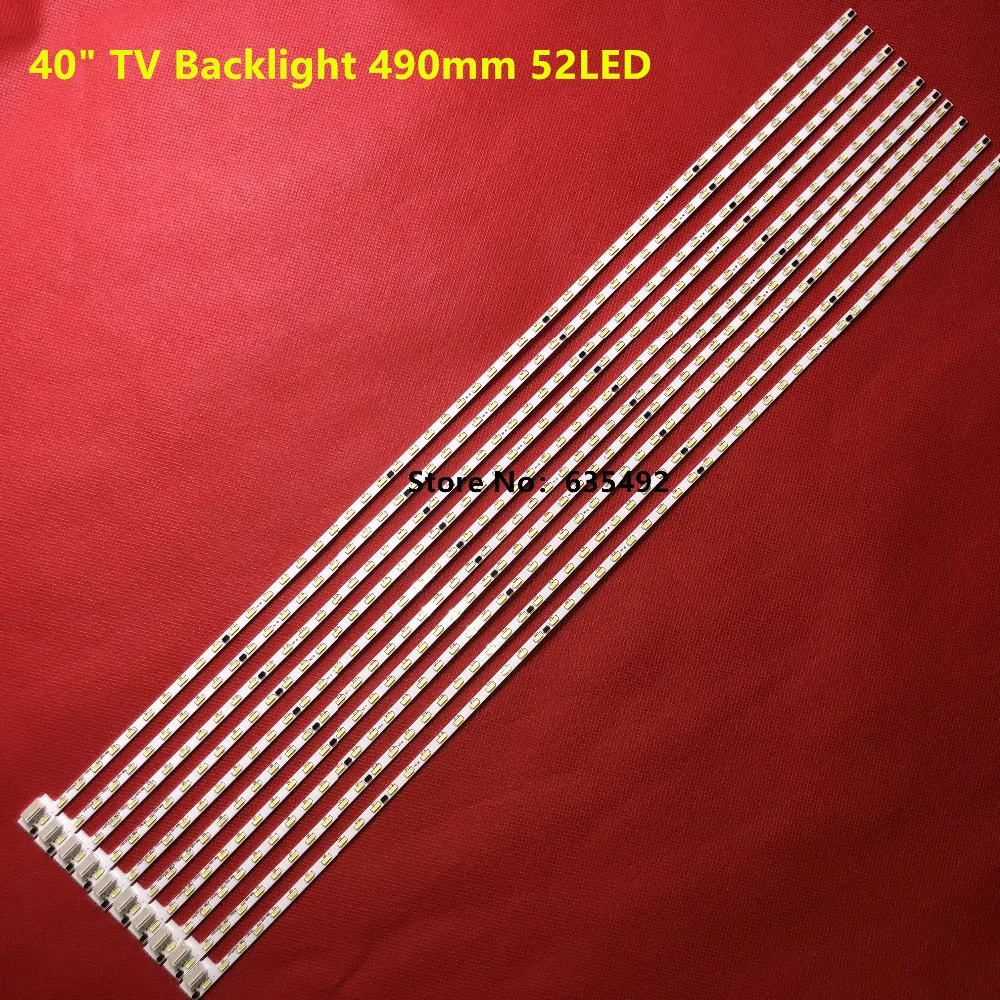 20 шт. 490 мм светодиодная лента 52 светодиода V400HJ6-ME2-TREM1 для 40PFL5449/T3 LCD-40V3A M00078 N31A51P0A V400HJ6-LE8 TC-40C400B TH-40A400K Светодиодная подсветка
