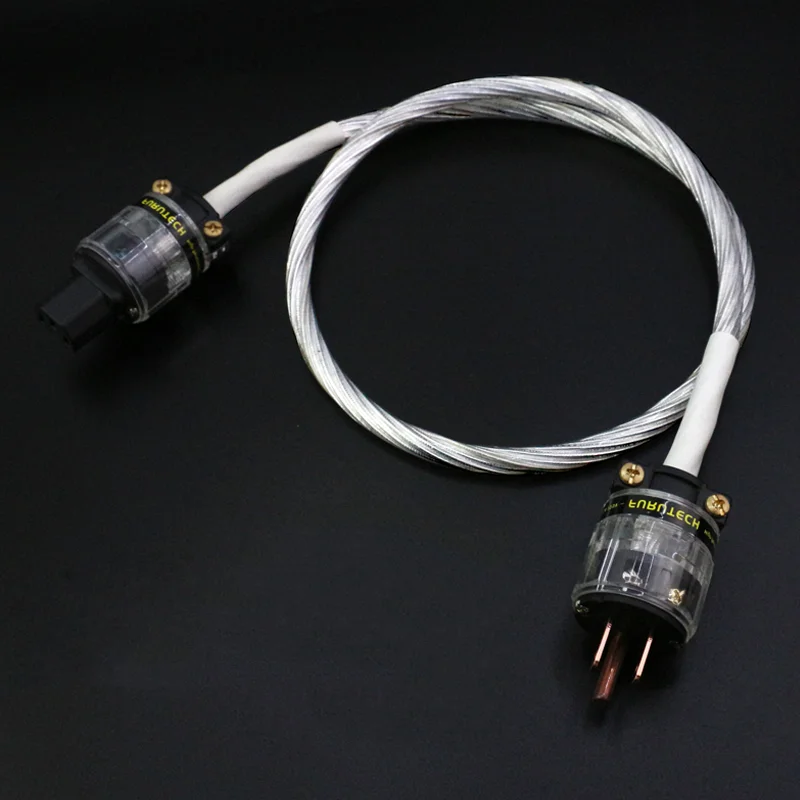 Odin - 7N OFC посеребренный AC HiFi аудио кабель питания whit US Version Plug