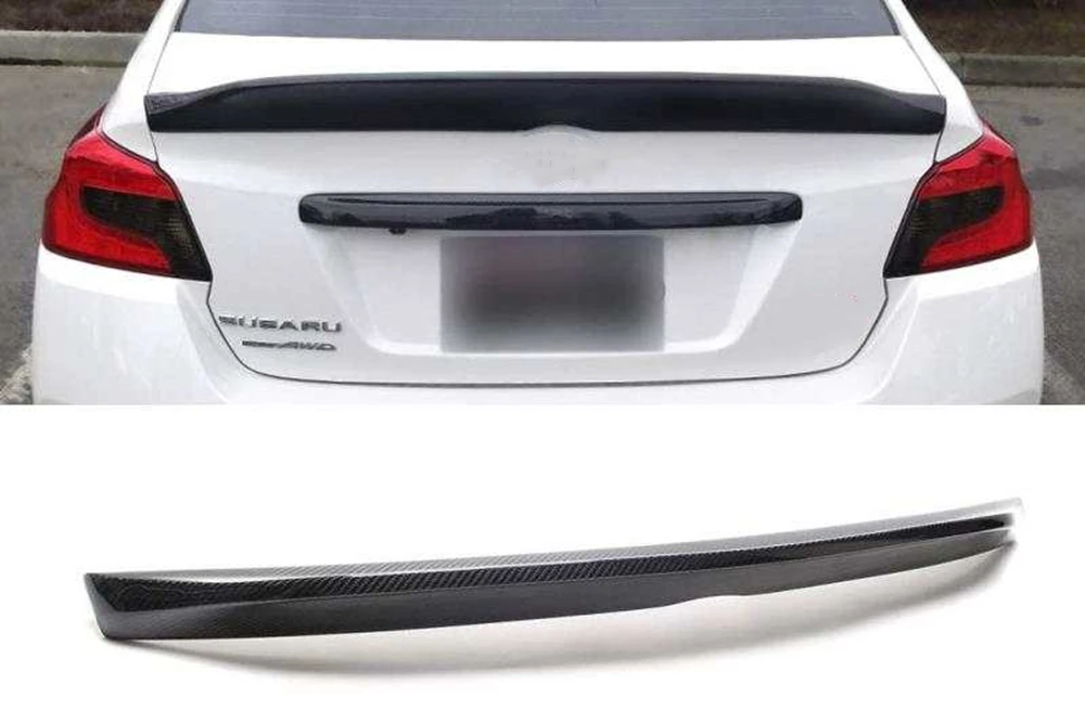 Задний спойлер для Subaru WRX STI Sedan 2015-2020, крышка багажника из углеродного волокна