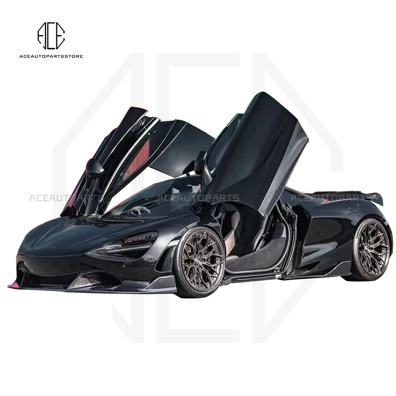 Передний спойлер из настоящего углеродного волокна для Mclaren 720S, передняя губа V-образного стиля, автомобильные аксессуары 2018+ (art.: 3920cbe9c4eb5) - 3920cbe9c4eb5