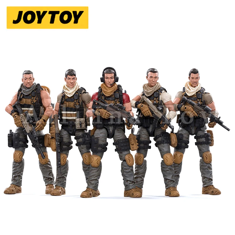 JOYTOY 1/18 3,75 дюйма Фигурка (5 шт./компл.) PLA Field Force Коллекция аниме Модель игрушки для подарка