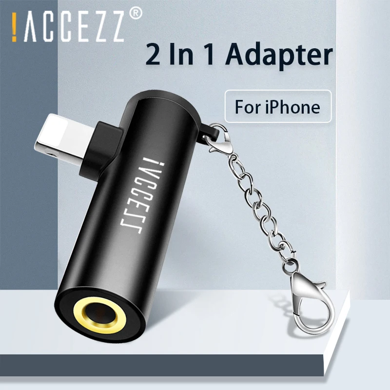 ! Переходник ACCEZZ 3,5 мм для iphone X, 8, 7 Plus, XS, XR, 11 Pro Max, IOS 13