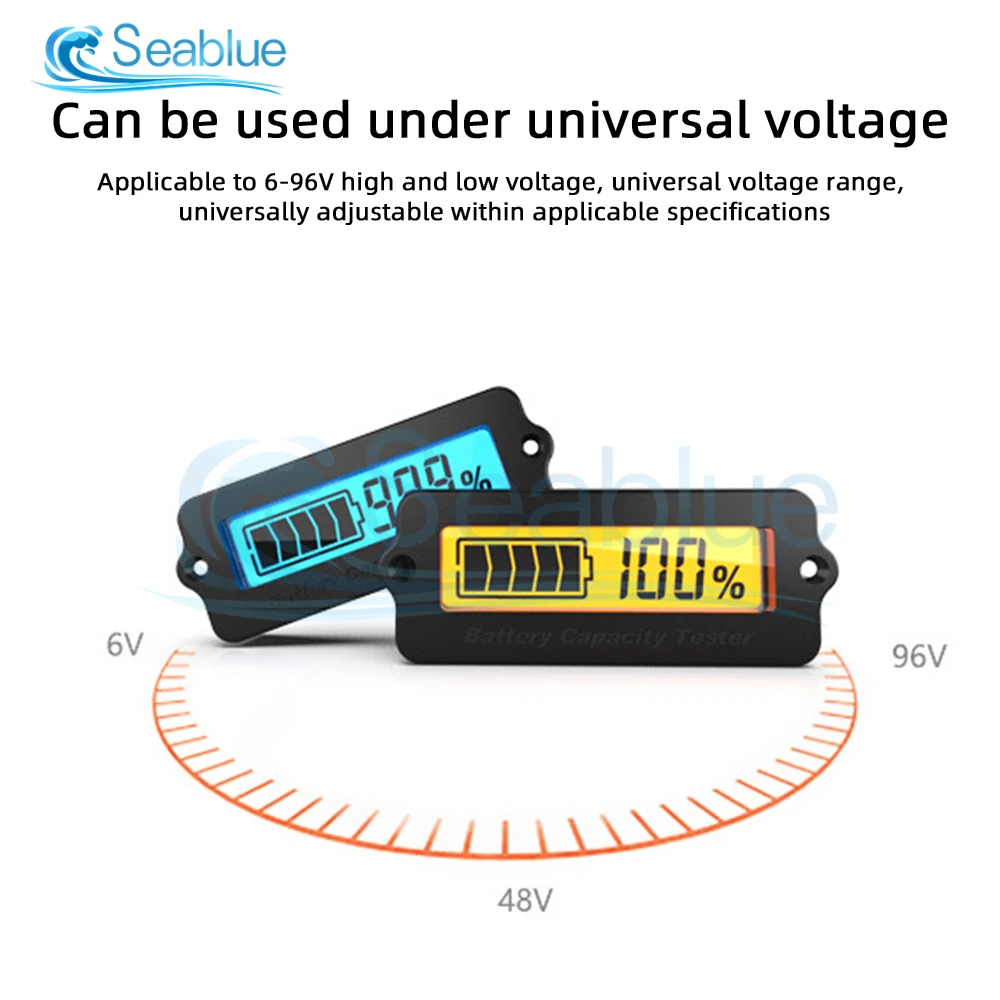 3S 4S 6S 8S 10S 12S 15S 12V 36V 48V LY6W Литий-ионный кислотный свинцовый срок службыPo4 Индикатор емкости напряжения аккумулятора ЖК-дисплей Тестер