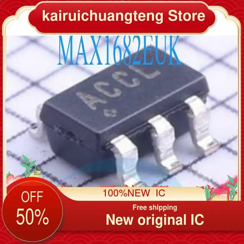 10 шт. MAX1682EUK + T MAX1682EUK SOT23-6 ACCL новый оригинальный IC