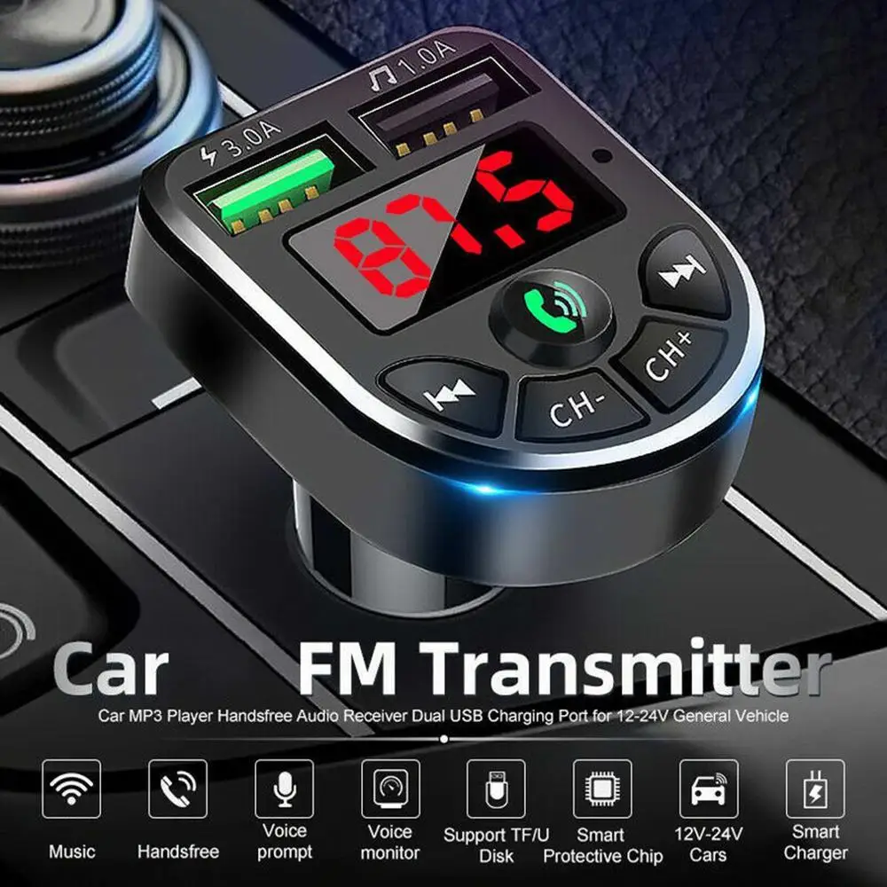 Новинка 2020, Автомобильный Mp3 Bluetooth телефон с громкой связью bte5, автомобильный Bluetooth плеер, автомобильная Музыкальная карта, Fm-приемник